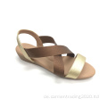 Keilsandalen Sommer Frauen PU Lederschuhe